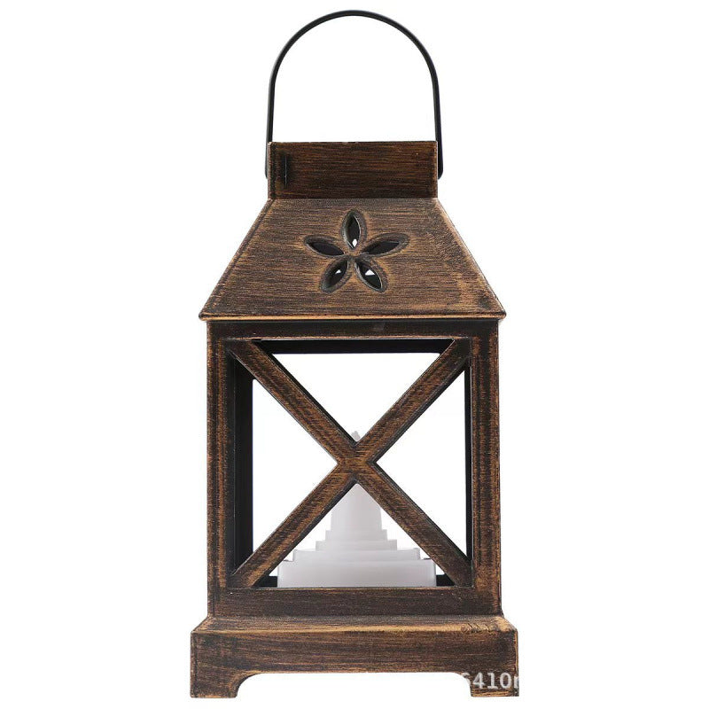Vintage Laterne mit floralem Design Brehn