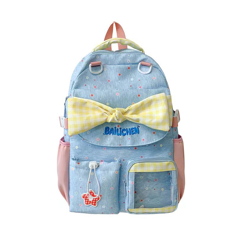Bogenverzierte Mehrfach-Taschen-Rucksack Brehn
