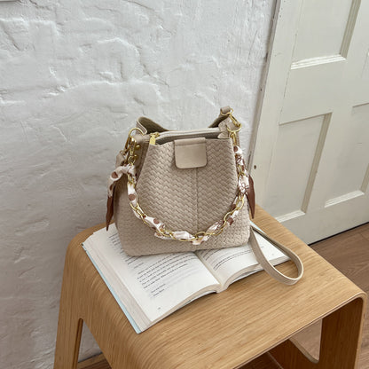 Gewebte Bucket-Stil Handtasche