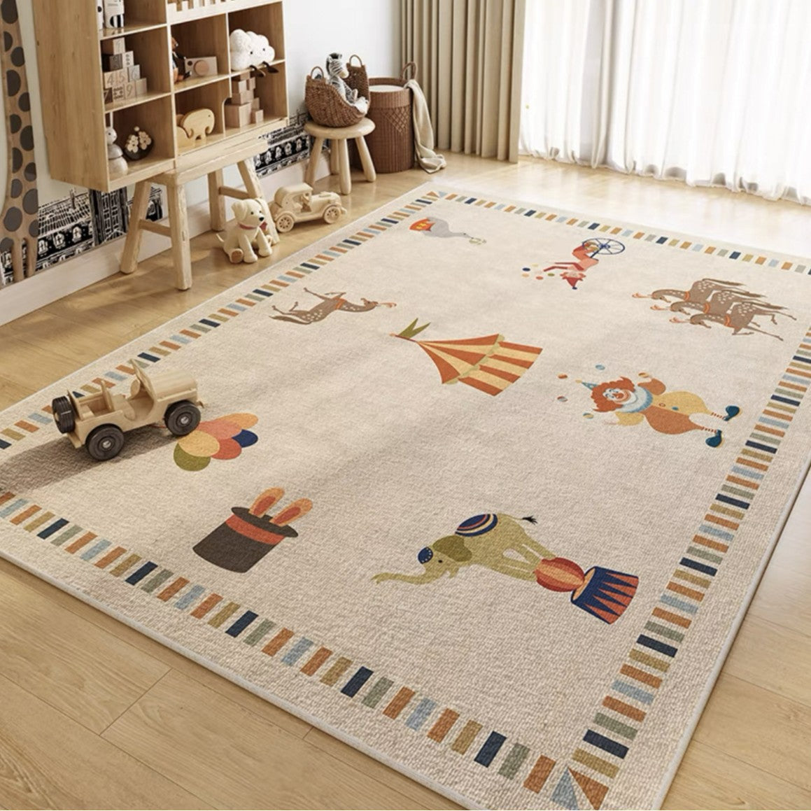 Kinderspielteppich mit Katzenmotiv Brehn