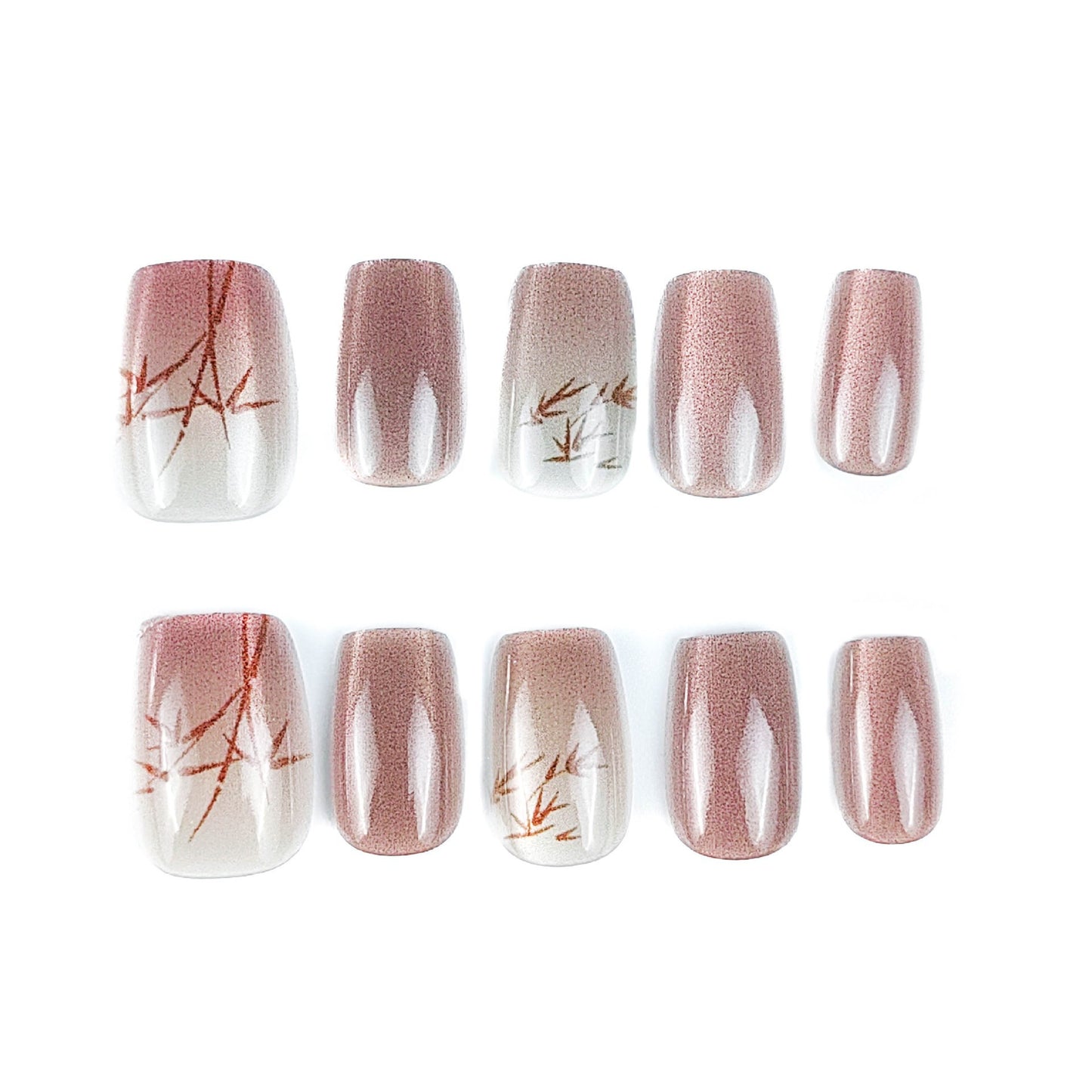 Künstlerische Aquarell-Nagelspitzen Brehn