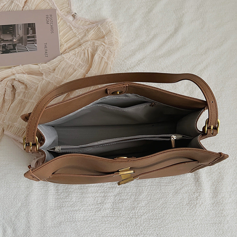 Elegante Leder Tote Bag