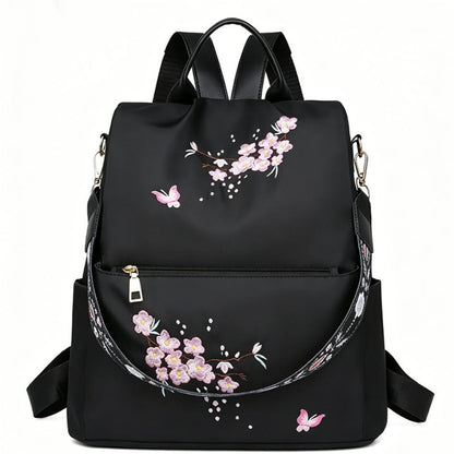 Damen bestickter Blumen Rucksack Brehn
