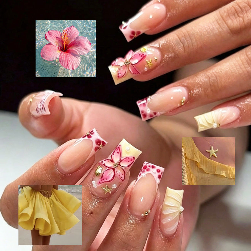 Blumen Design Press-On Nagel Tipps Brehn