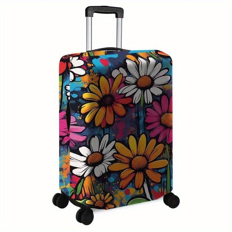 Blumenillustrierter Hartschalen-Reisekoffer Brehn