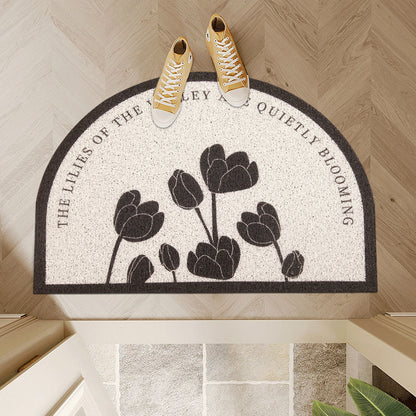 Blumenmuster Willkommensmatte
