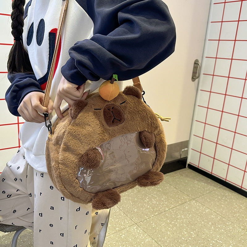 Plüsch Capybara Charakter Rucksack Brehn