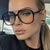 Damen quadratische Sonnenbrille mit schützendem UV-Filter und elegantem Rahmen Brehn