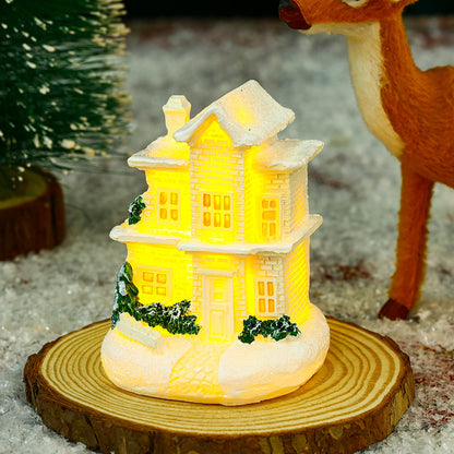 Dekoratives Weihnachtsdorf Brehn