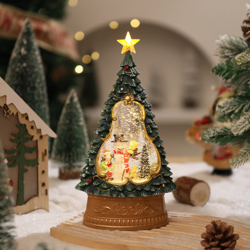 Nostalgisches Weihnachtsfernseher-Dekor Brehn