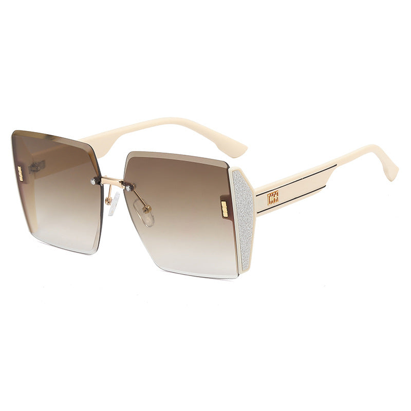 Damen Oversized Glamour Sonnenbrille Brehn
