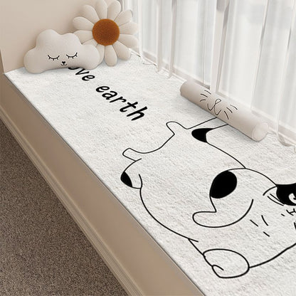 Süße Katzen-Design Plüsch Badmatte Brehn