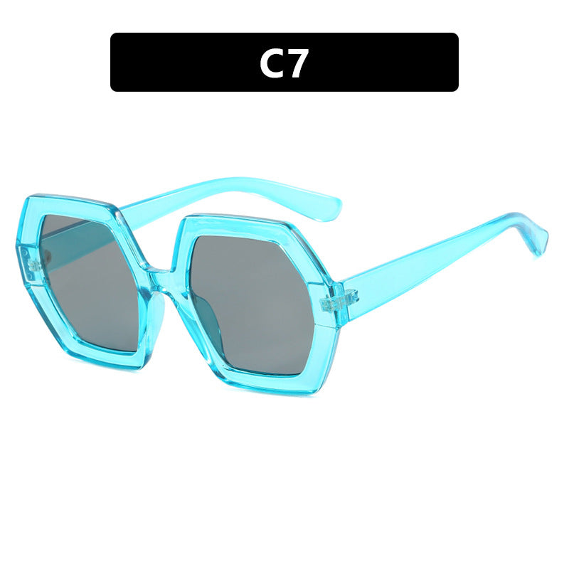 Damen innovative hexagonale Sonnenbrille Brehn