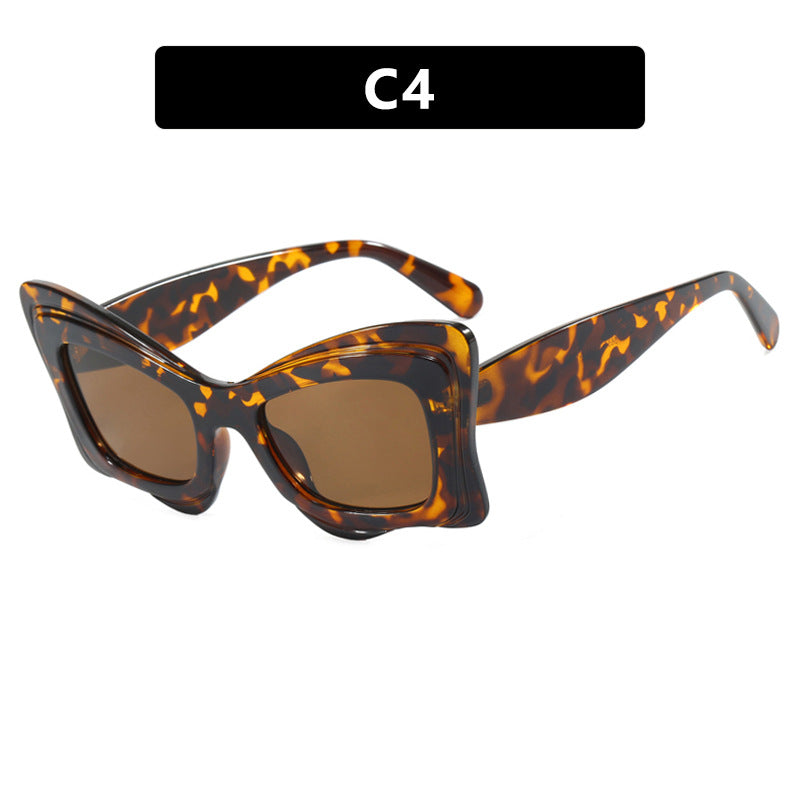 Damen oversized Sonnenbrille im extravaganten Design Brehn