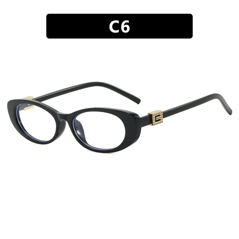Damen elegante Cat-Eye Sonnenbrille mit feinen Akzenten Brehn