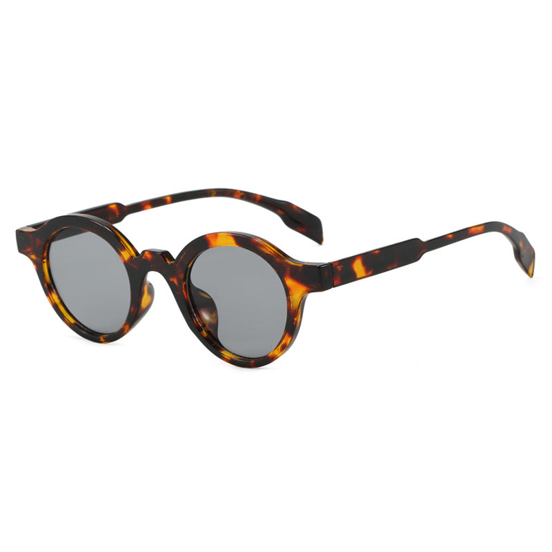 Damen modische runde Sonnenbrille mit hochwertigem, flexiblem Rahmen Brehn