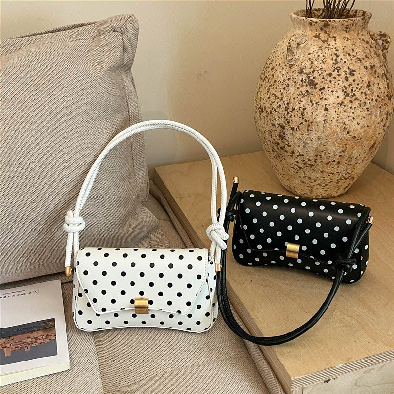 WoChic Polka Dot Schulter Handtasche Brehn