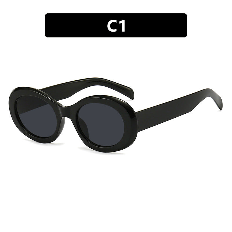 Damen trendige, transparente Sonnenbrille Brehn
