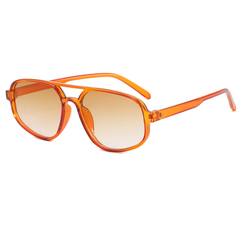 Damen modische Oversized-Sonnenbrille mit trendy Rahmen Brehn