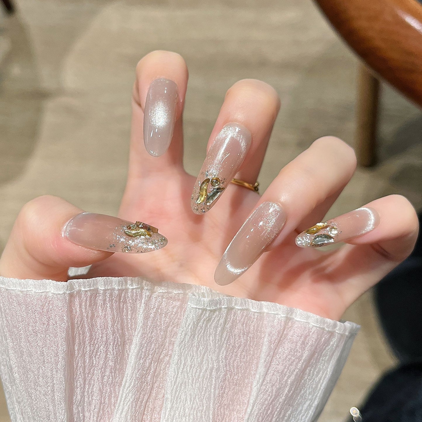 Glitter-Beschichtet Press-On Nagelverlängerungen Brehn