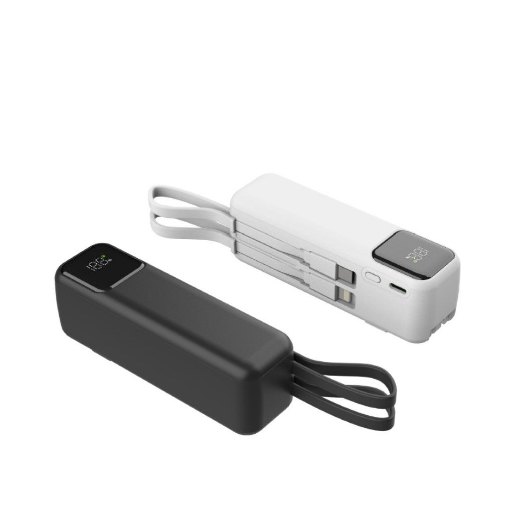 Tragbare Powerbank mit Integrierter Kabelloser Ladefunktion und Lcd-Anzeige Brehn