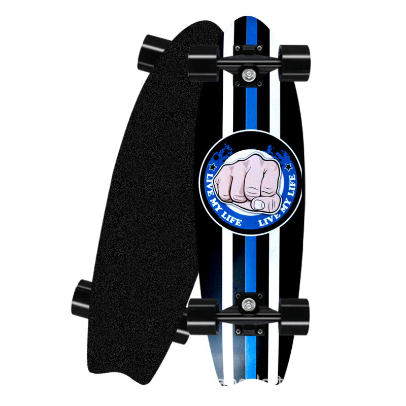 Surf-inspirierter Mini Cruiser Skateboard Brehn
