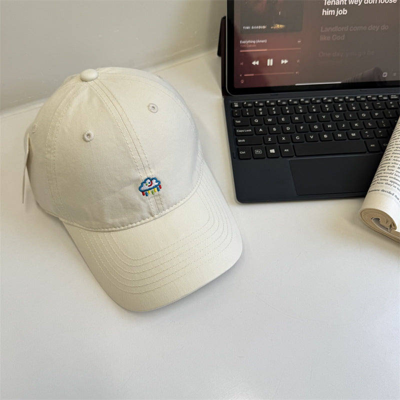 Frauen Bestickte Baumwolle Dad Hat Brehn
