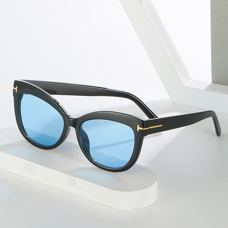Chic Oversized Katzenaugen-Sonnenbrille Brehn
