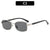 Moderne Rechteckige Rahmen Sonnenbrille