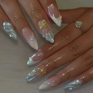 Elegante Gel-Nagelkunstverlängerungen Brehn
