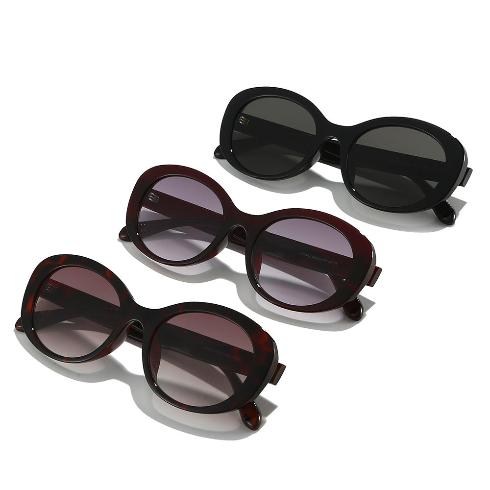 Damen modische Sonnenbrille mit stilvollem Schildpatt-Muster Brehn