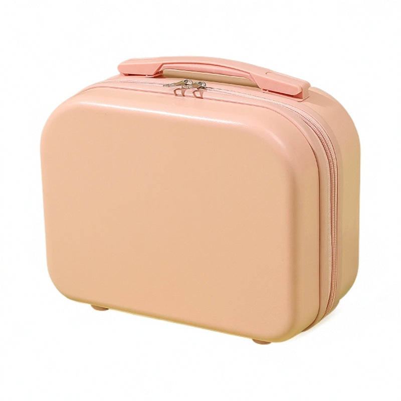 Hartschalen-Reise-Beauty-Case mit geformtem Griff und doppelt zip-verschluss Brehn