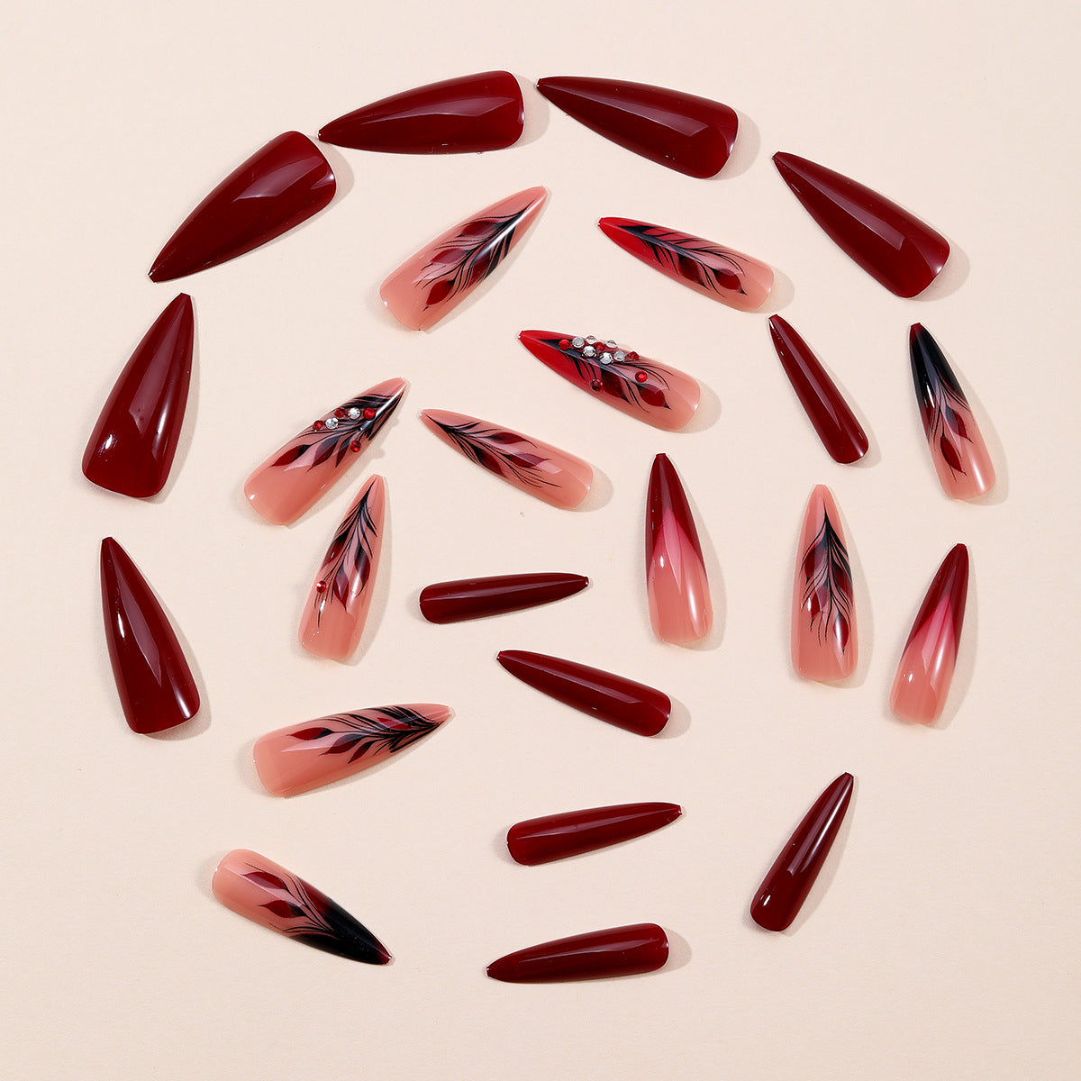 Elegante Stiletto-Nagelverlängerungen Brehn 1789713533