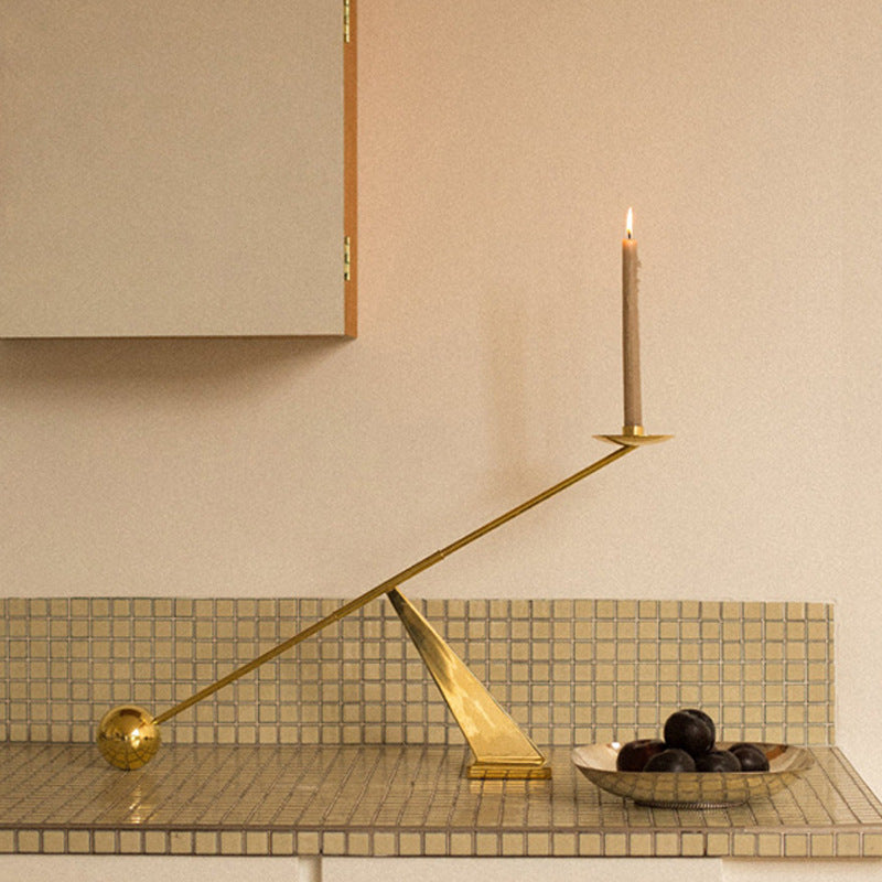 Eleganter Dekorativer Kerzenhalter