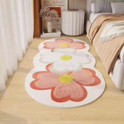 Florales Muster Läufer Teppich