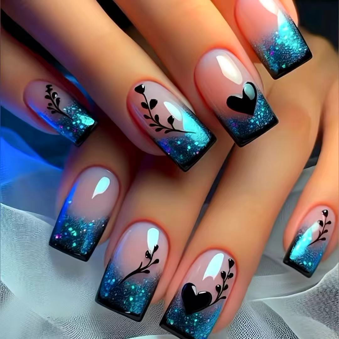 Künstlerische Gradient Nagelverlängerungen Brehn