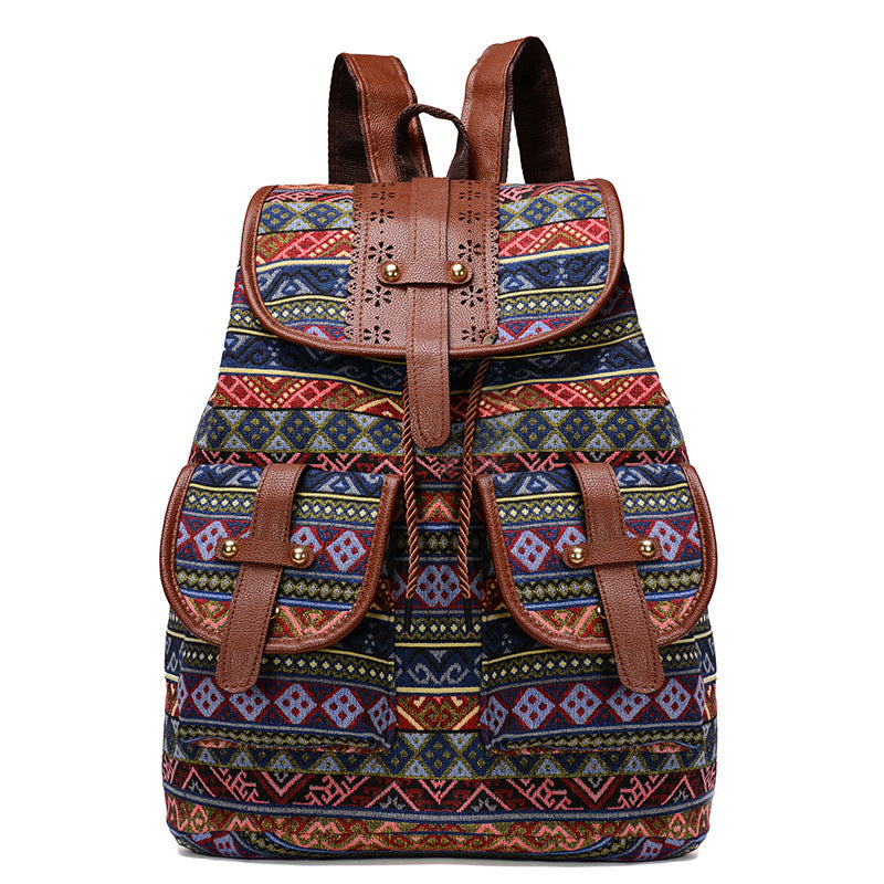 Bohemian Ethnischer Druck Rucksack Brehn