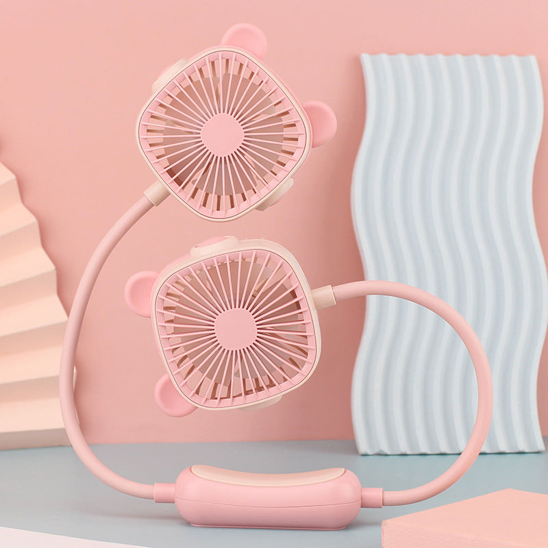 Damen tragbarer Halsventilator mit dualem Design Brehn