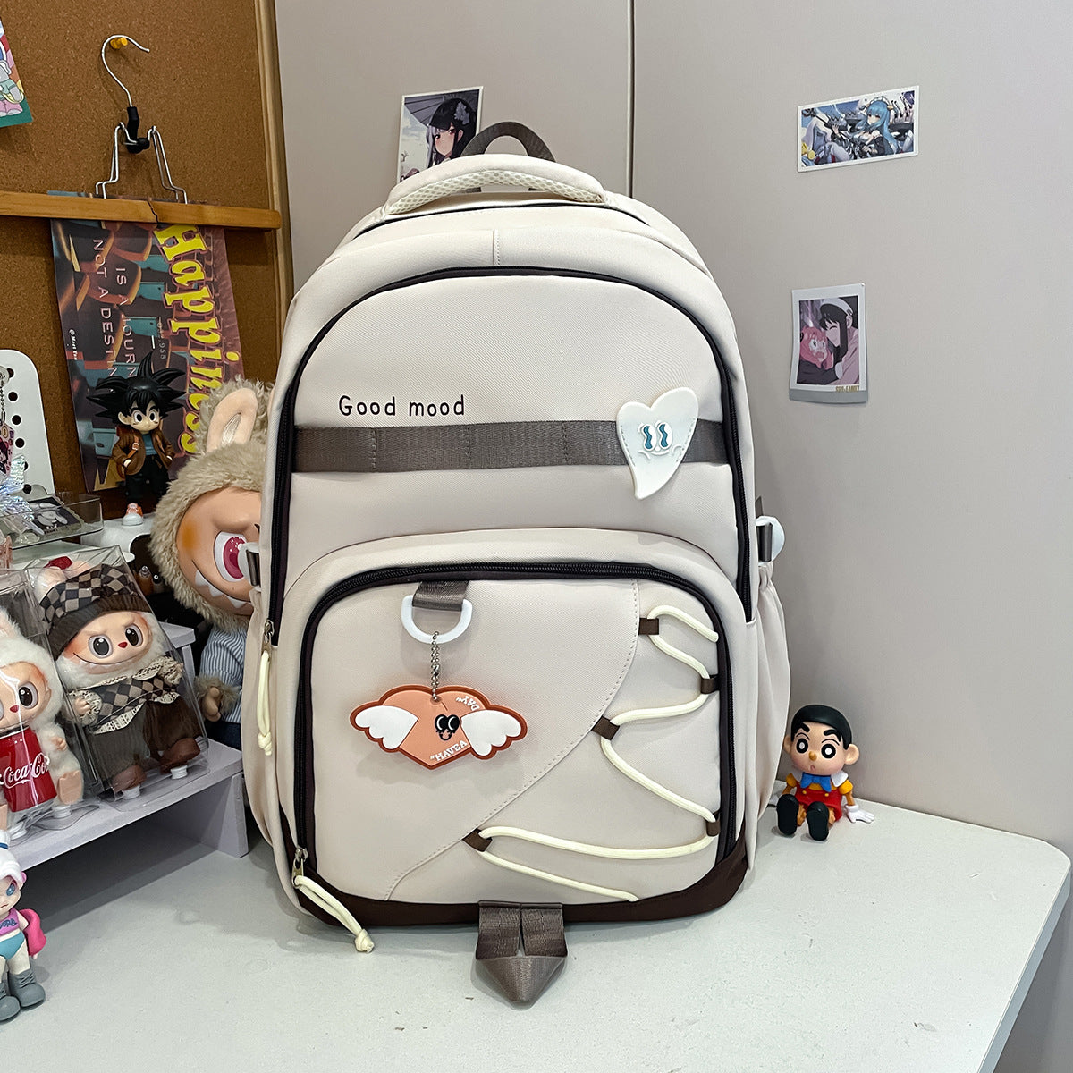 Rucksack mit Stilvollem Design und Praktischen Außenfächern Brehn