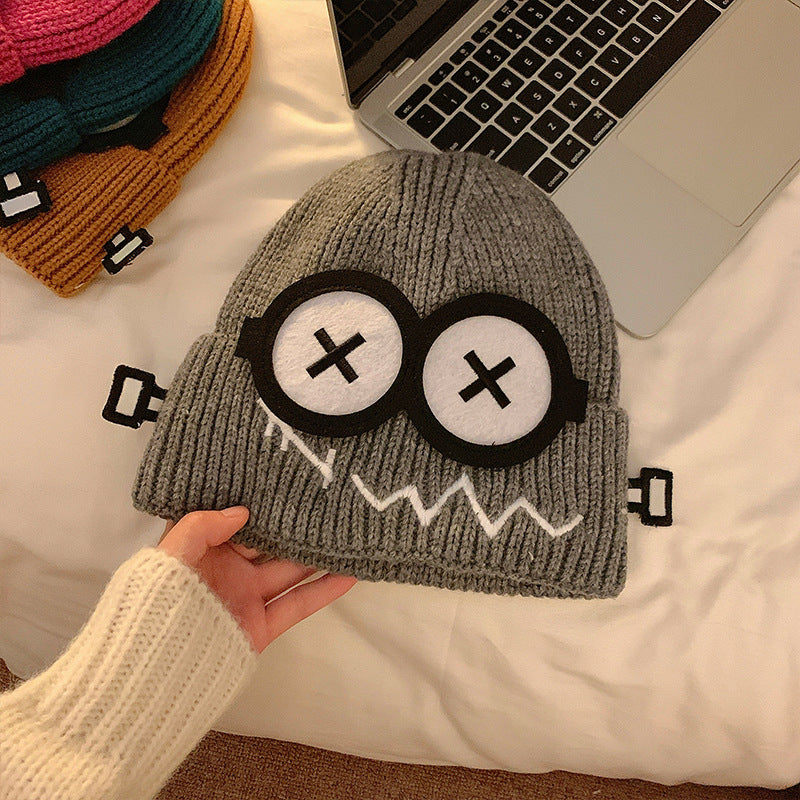 Verspielte Strickmütze