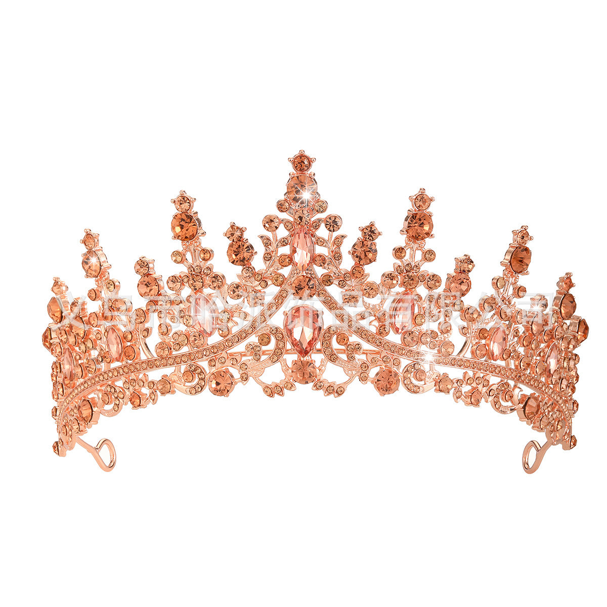 Damen Strass Tiara mit funkelnden Edelsteinen Brehn