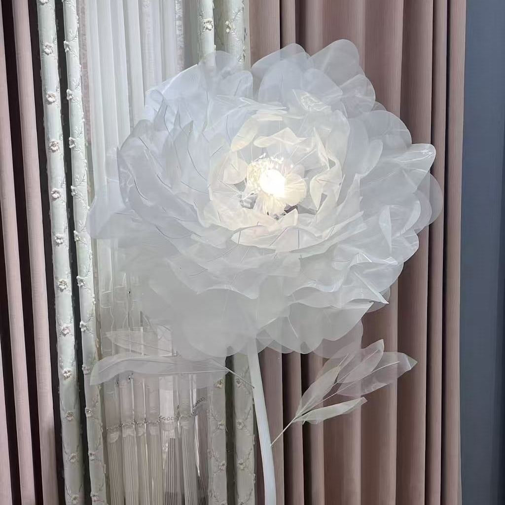 Florale dekorative Stehlampe