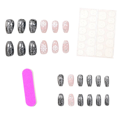 Festliche Glitter-Nagelkunst-Verstärkungen Brehn