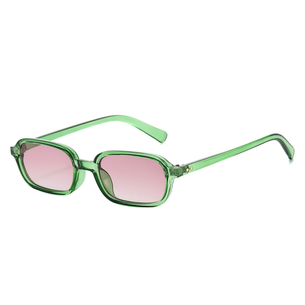 Schlanke Minimalistische Quadratische Sonnenbrille Brehn