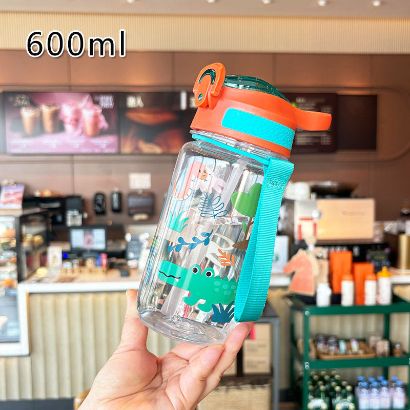 Damen Kindgerechte Trinkflasche mit Dinosaurier-Motiv Brehn