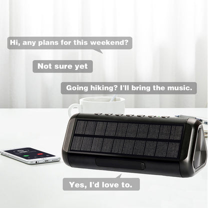 Tragbarer Bluetooth-Lautsprecher mit Solarladefunktion Brehn
