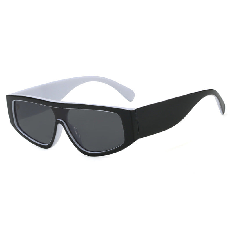 Damen modische Sportsonnenbrille mit innovativem Design und breitem Rahmen Brehn