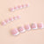 Nagelkunst Set mit Glitzerakzenten Brehn