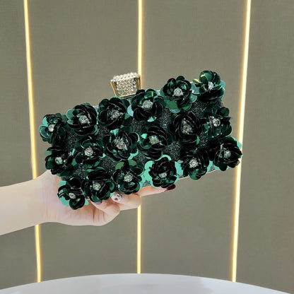 Florale Verzierte Abendclutch  1791727849