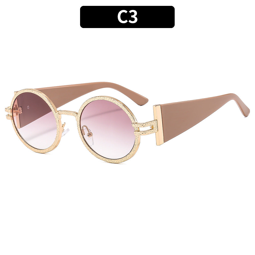 Elegante dekorative runde Rahmen-Sonnenbrille